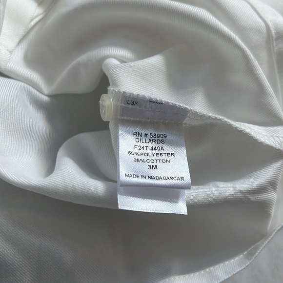 Edgehill Collection Long Sleeve Peter Pan Collar Shirt & Short Set - Picture 8 of 10